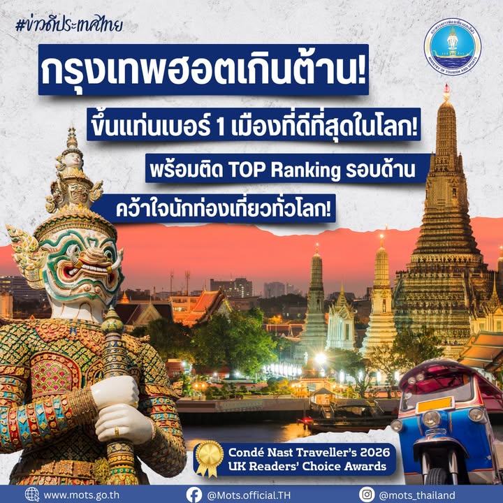 -ข่าวดีประเทศไทย-️-กรุงเทพฯ-ฮอตเกินต้าน-ขึ้นแท่นเบ