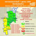 (7/10/69)-…ภาคเหนือมีฝนลดลง-แต่ยังคงมีฝนฟ้าคะนอง-ลมกระโชกแ