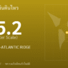 แผ่นดินไหวขนาด 5.2 ริกเตอร์ ที่ CENTRAL MID-ATLANTIC RIDGE