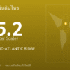 แผ่นดินไหวขนาด 5.2 ริกเตอร์ ที่ NORTHERN MID-ATLANTIC RIDGE