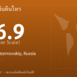 แผ่นดินไหวขนาด 6.9 ริกเตอร์ ที่ 76 km NE of Ozernovskiy, Russia